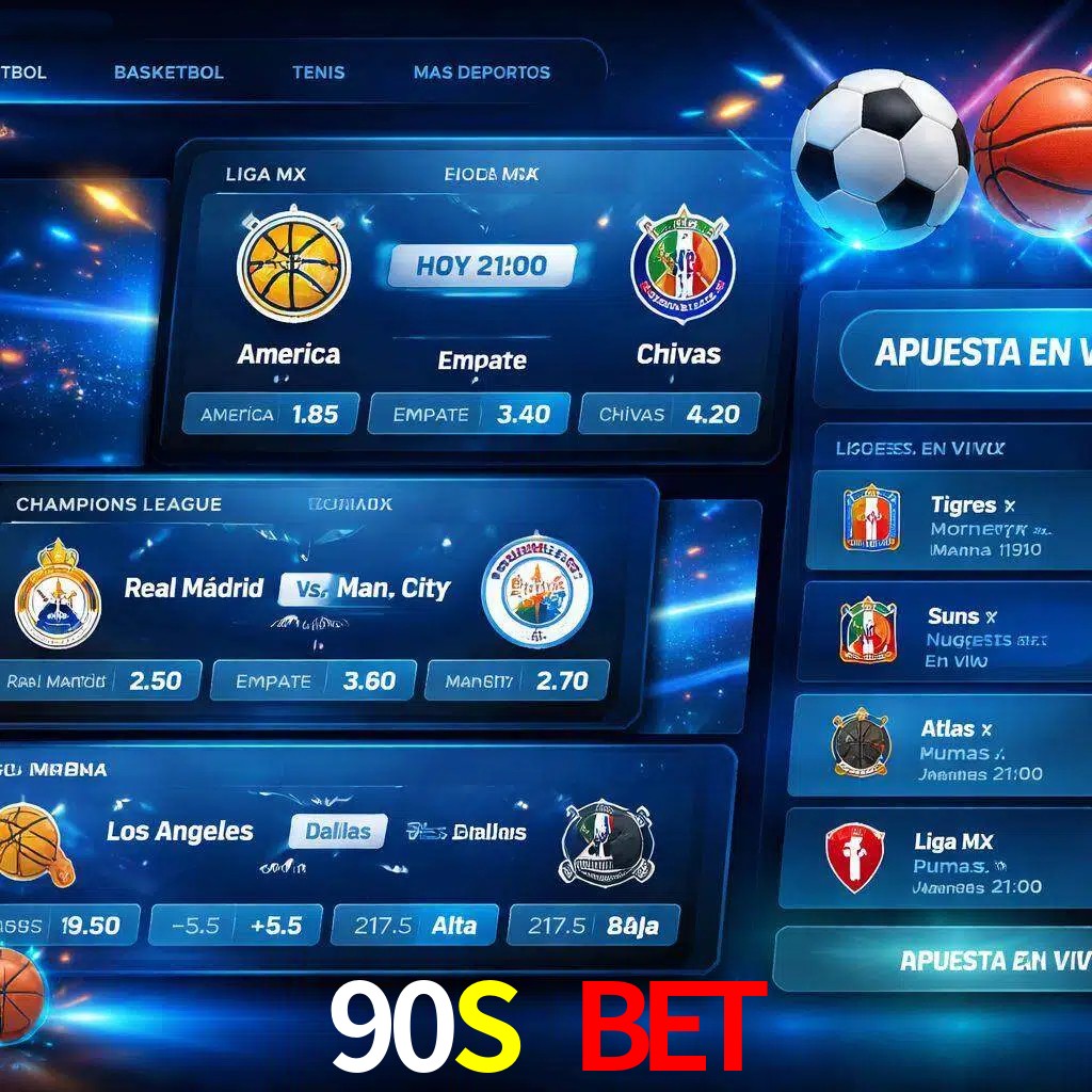 Mercados de apuestas deportivas 90S BET para jugadores en México
