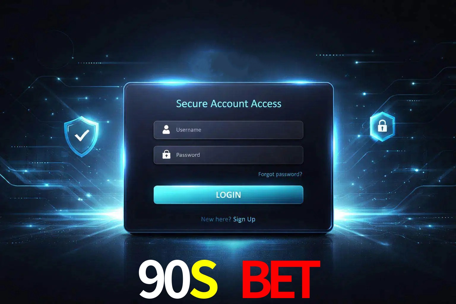 Pantalla de inicio de sesión de cuenta 90S BET para usuarios en México